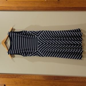 Ralph Lauren Striped Knee Length Dress